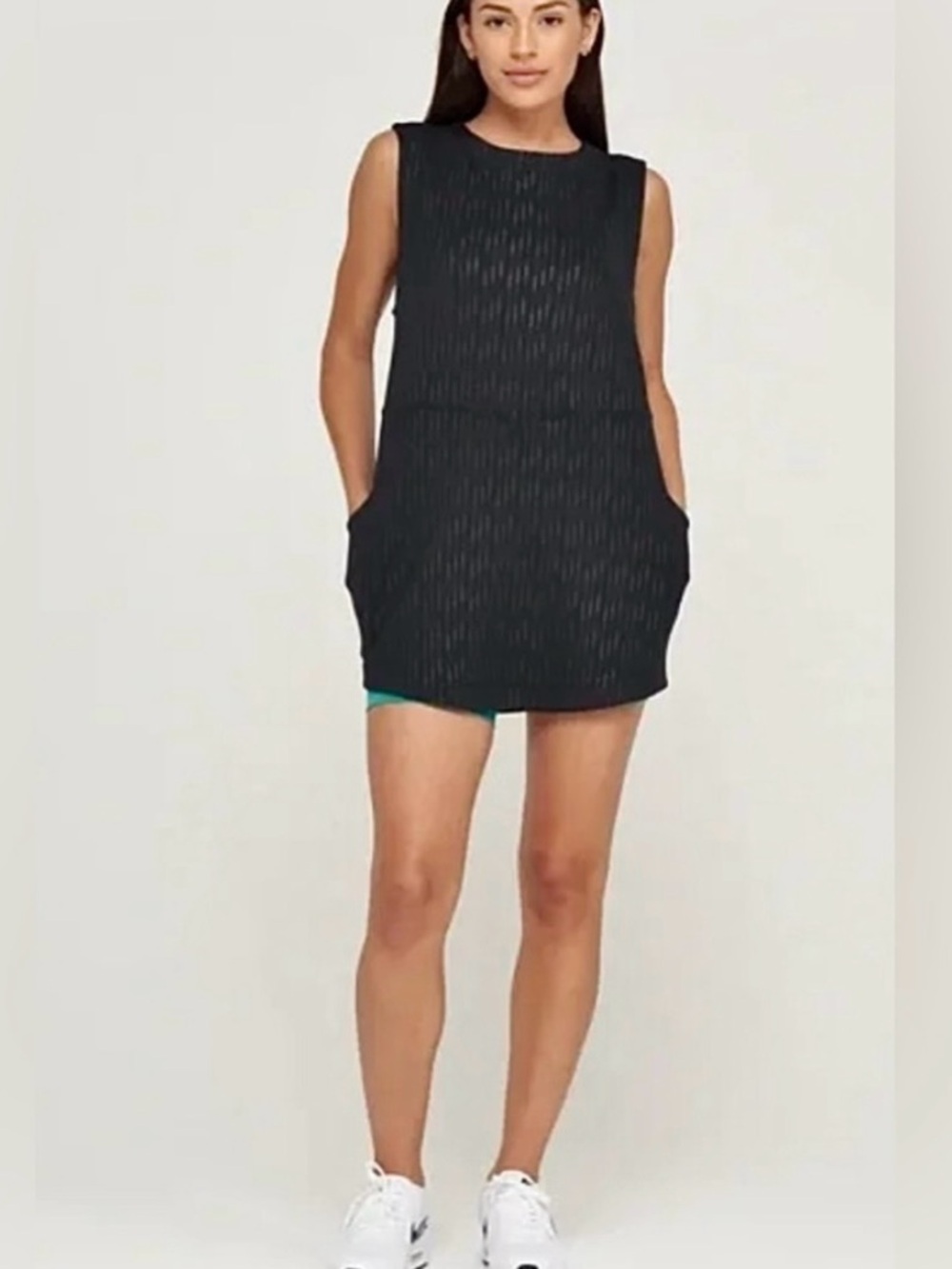 New Bad Birdie Mirabel Black Tunic Dress Tennis Golf Large